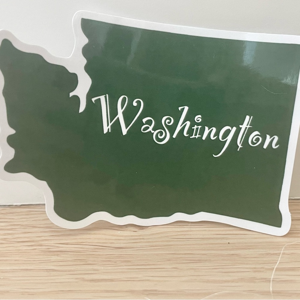 Handmade Washington State Sticker - Picture 3 of 4